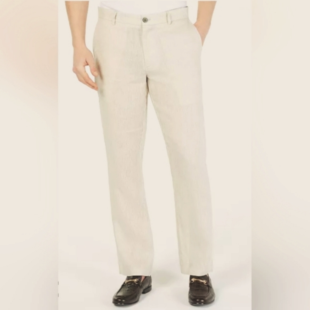 Tasso Elba Linen Pants. Size 33X29.